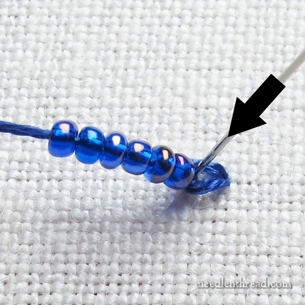 Beaded Chain stitch tutorial