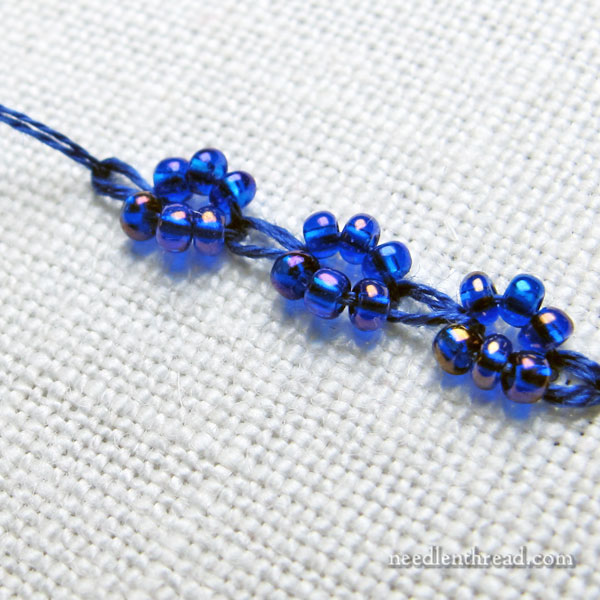 Beaded Chain stitch tutorial