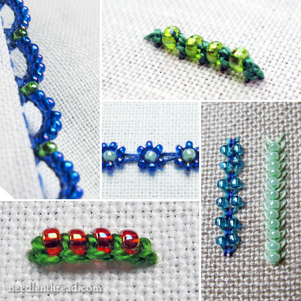 Bead Embroidery Kit Flowers DIY Craft Beaded Stitching Stamped