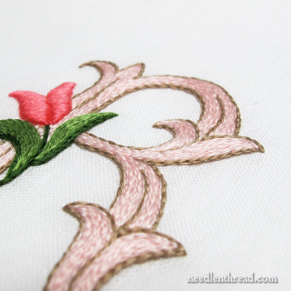 Tulip Monogram in Floche