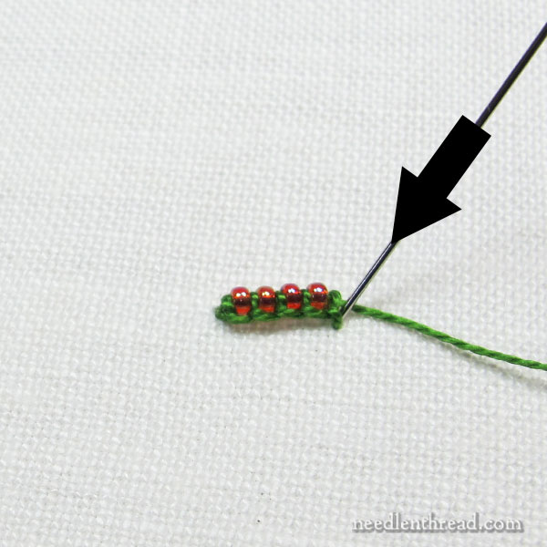 Beaded Cast-On Stitch Tutorial for Embroidery