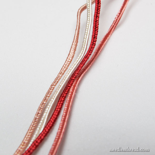 Soie Tressage - silk soutache braid up close