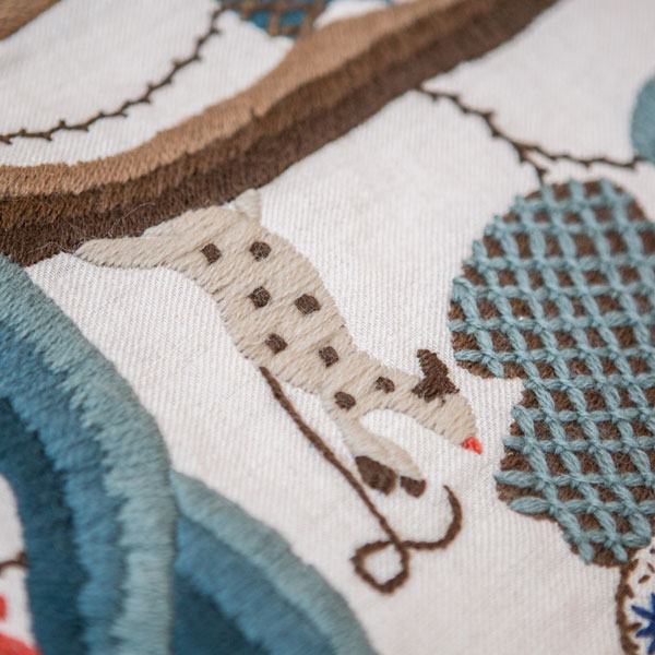 Arts & Crafts needlework retreat in the Lake District of England, with the Crewel Work Company