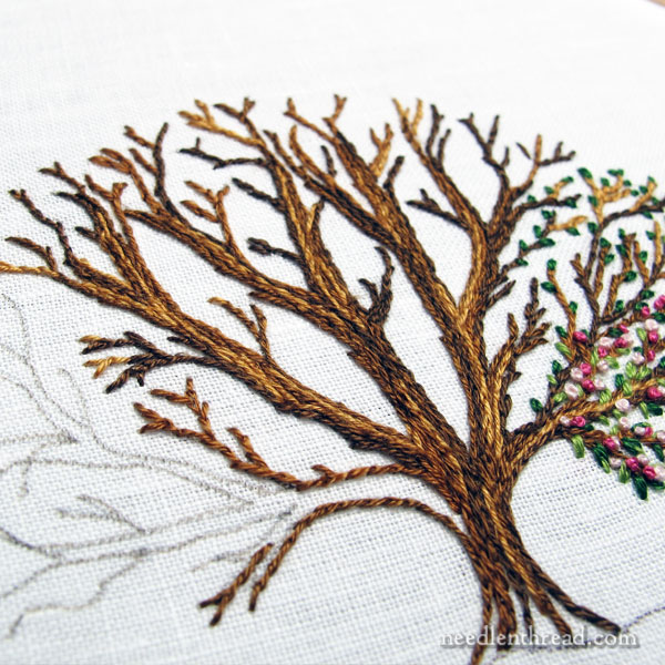Keeping a notebook of embroidery projects