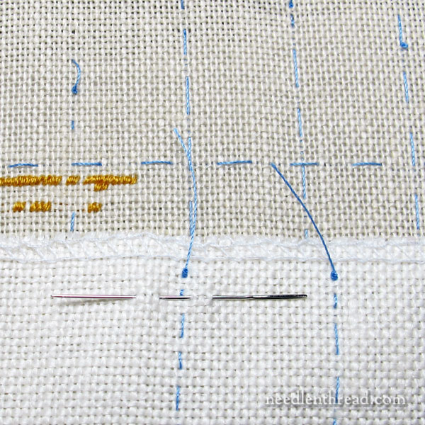 30 ct embroidery linen vs 25 ct embroidery linen