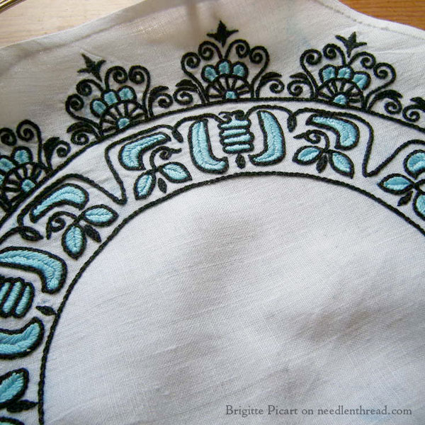 Embroidered Tray Cloth