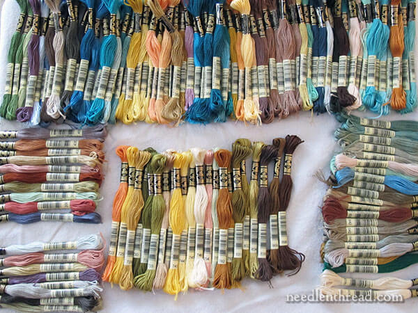 Organizing Embroidery Thread for Large Needlework Projects