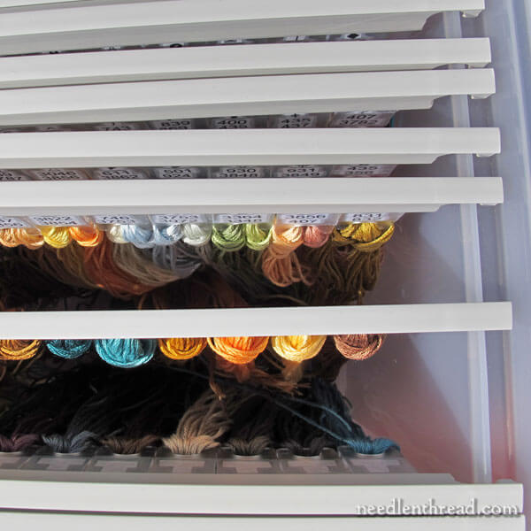 Annie's Keepers Thread Organization System for large needlework project - slides and tabs