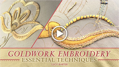 Goldwork Embroidery Class on Craftsy