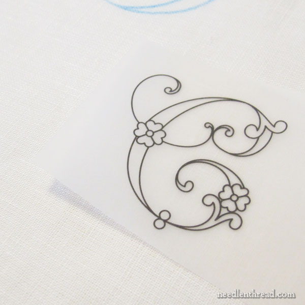 Iron-On Transfers for Hand Embroidery