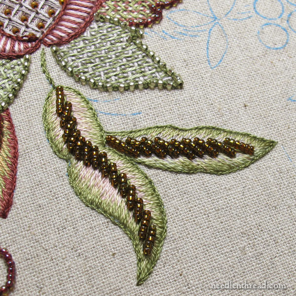 Late Harvest Embroidery Kit - progress and tips