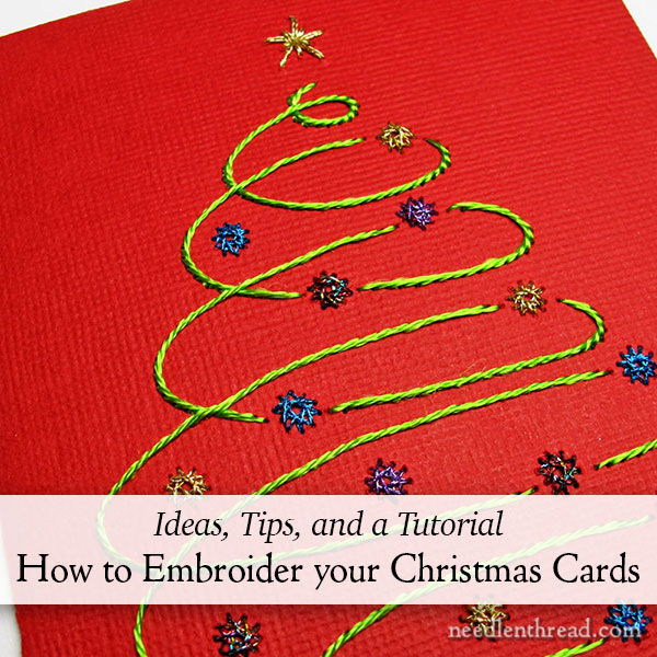 When You Care Enough – Embroider Your Cards 