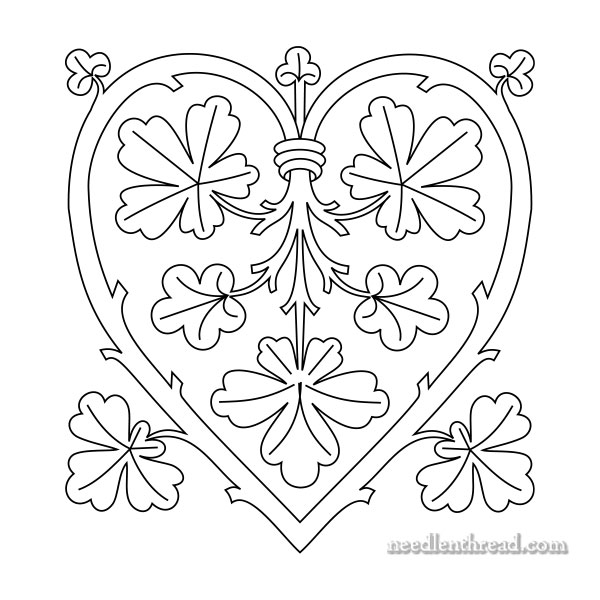 Heart: Branching Out embroidery pattern