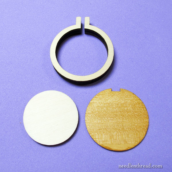 Miniature Hoops for Finishing Embroidery - for jewelry, ornaments