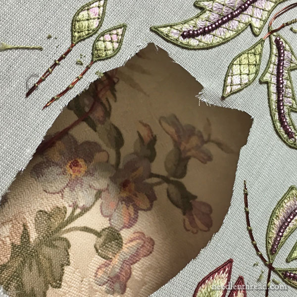 Stumpwork Embroidery Elements for Late Harvest