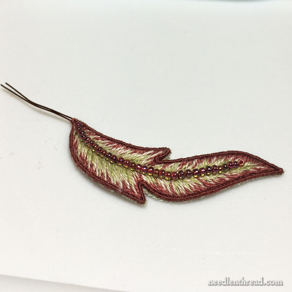 Stumpwork Embroidery Elements for Late Harvest