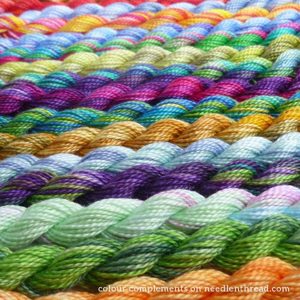 Delicate pastel yarn for knitting. Twisted threads abstract