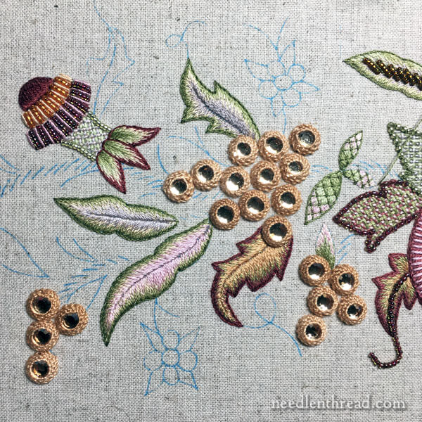 Late Harvest - Long & Short Stitch Leaves