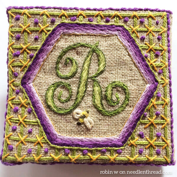 Lavender Honey Needlebook by Robin
