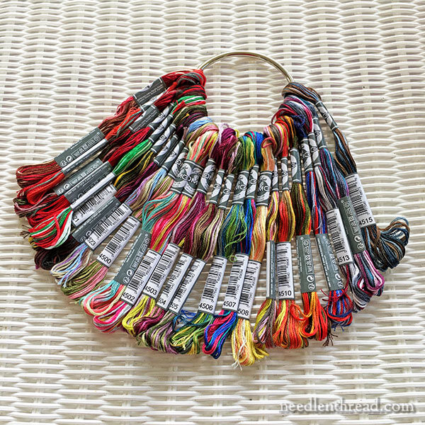 Single skeins of DMC Color Variations variegated floss