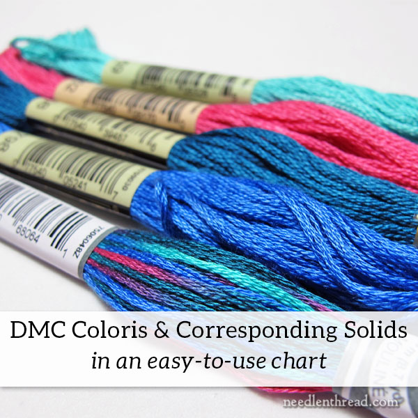 DMC Coloris & Corresponding Solid Colors