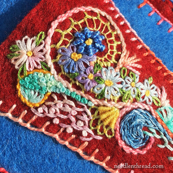 Embroidered Felt Needlebook and Tool Book Revisited