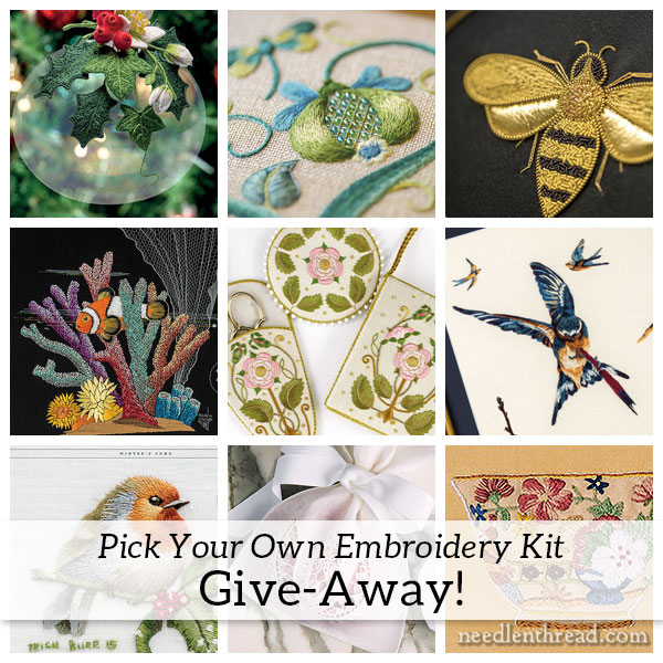 Inspirations Embroidery Kits – a Grand Give-Away! –