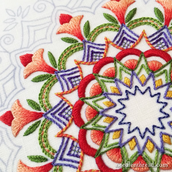 Featured image of post Kaleidoscope Embroidery Designs Designer fabrics including silk linen wool and velvet