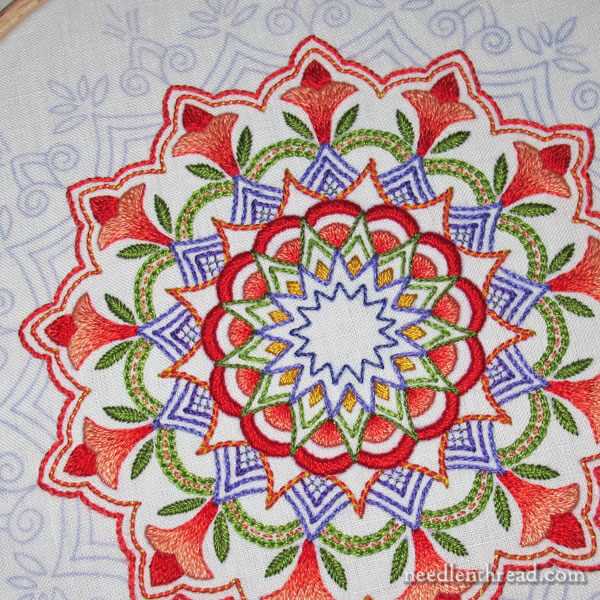 Embroidered Kaleidoscope - Finished