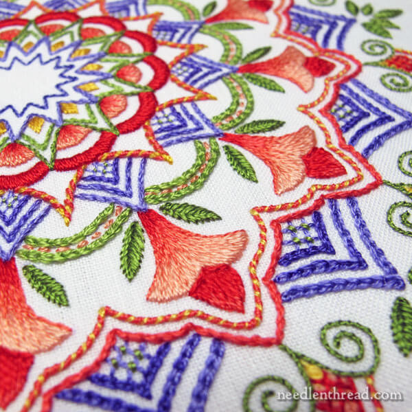 Embroidered Kaleidoscope - Finished
