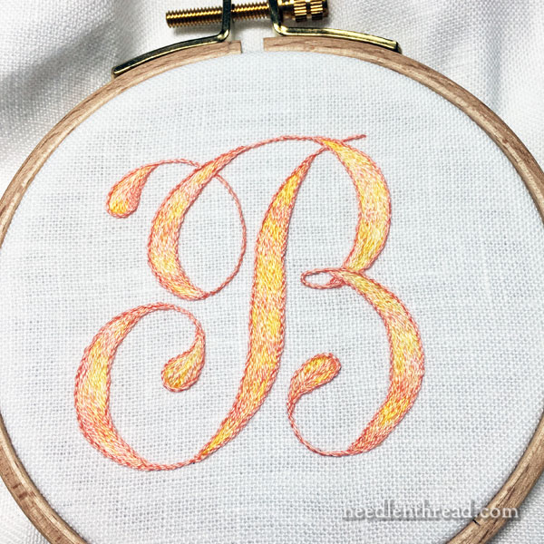 .com: SE600 with Initial Stitch Embroidery Lettering