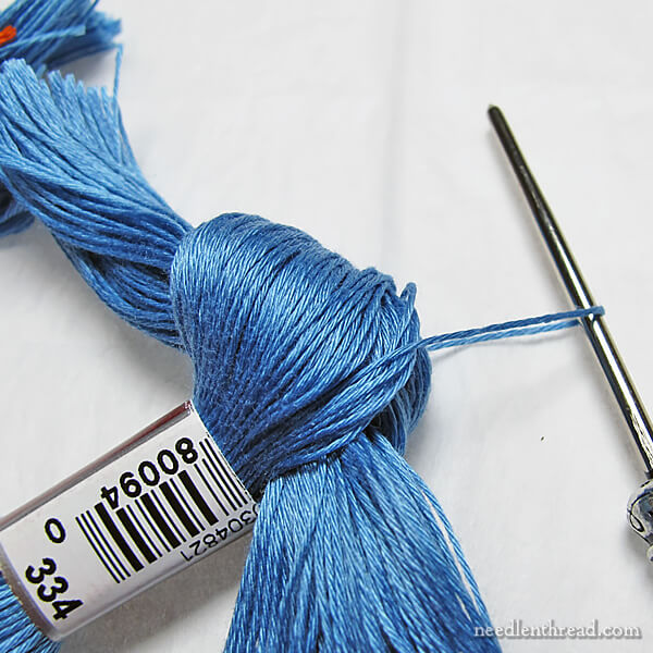 How to Manage a Hank of Floche Embroidery Thread