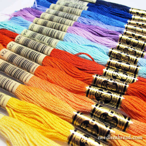 Selecting Embroidery Floss Colors