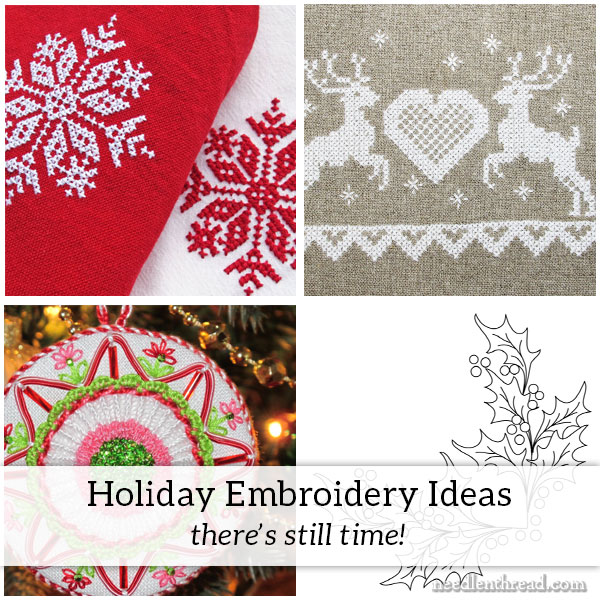 Eighth Day of Christmas Embroidery Kit