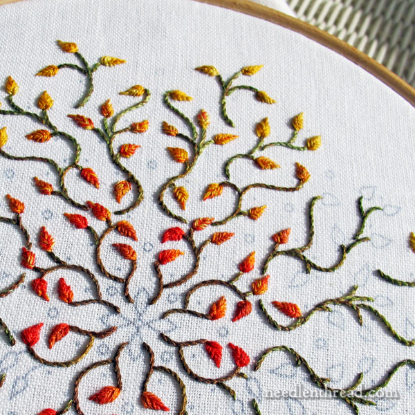 Little Leaves - Autumn Embroidery
