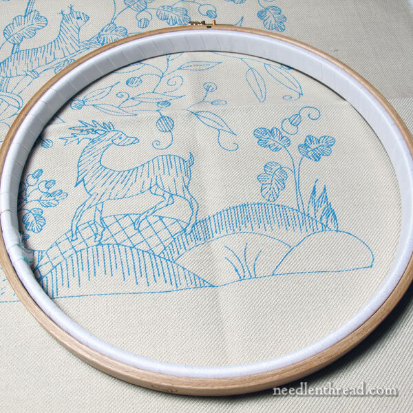 Mellerstain Firescreen - Crewel Embroidery Project