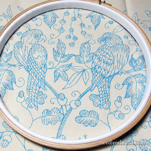 Mellerstain Firescreen - Crewel Embroidery Project