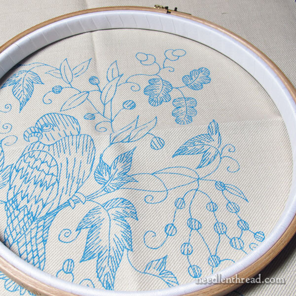 Mellerstain Firescreen - Crewel Embroidery Project