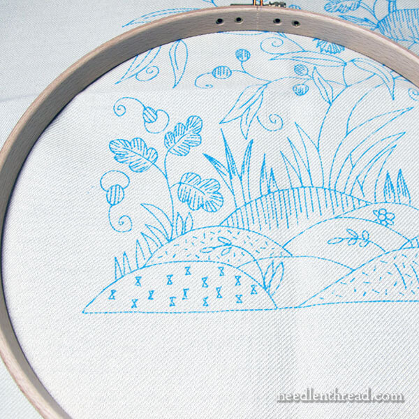 Mellerstain Firescreen - Crewel Embroidery Project