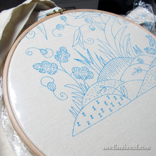 Mellerstain Firescreen - Crewel Embroidery Project