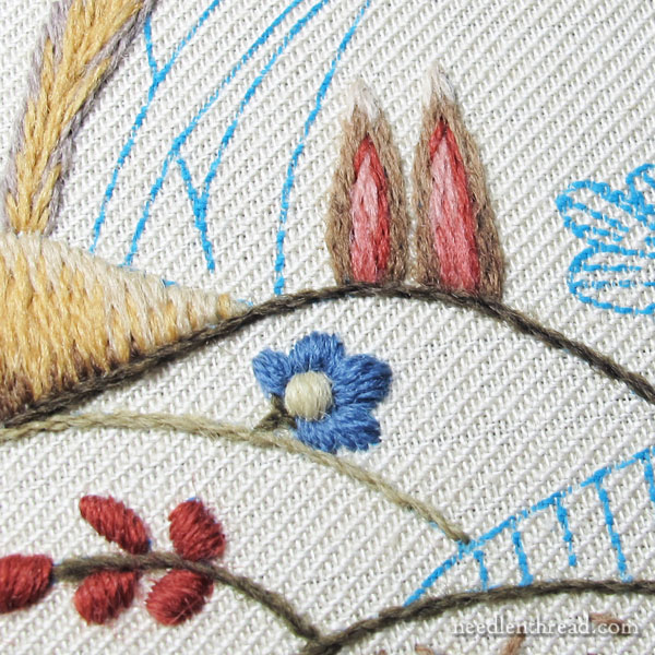 Crewel Embroidery - Long & Short Stitch