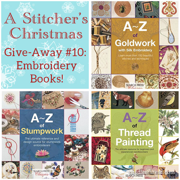 A-Z Embroidery Books from Search Press