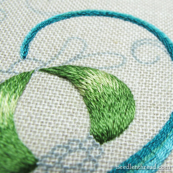 Padding Embroidery Stitches - Two Approaches