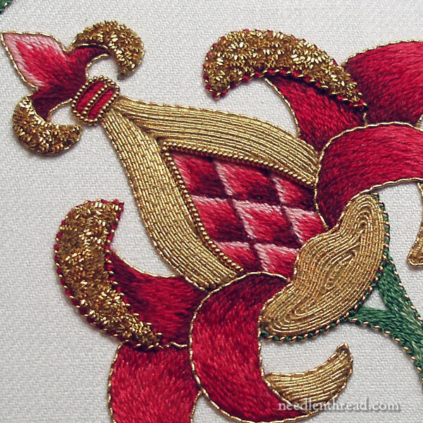 Embroidered Pomegranate
