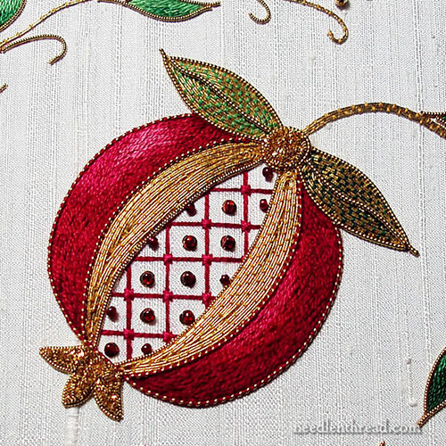 Embroidered Pomegranate