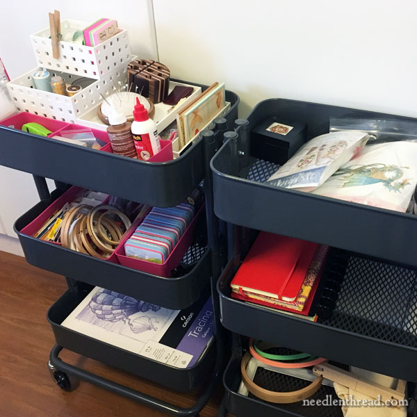 Embroidery Studio Organization - The Table