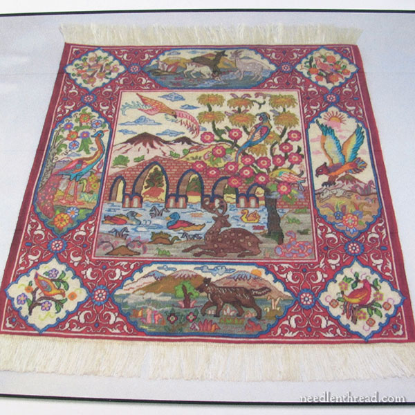 Miniature Tree of Life Tapestry on 56-count silk gauze