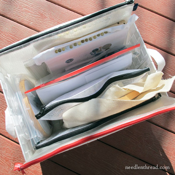 Threading My Way: Travel Storage Bags - made from a Pillowcase