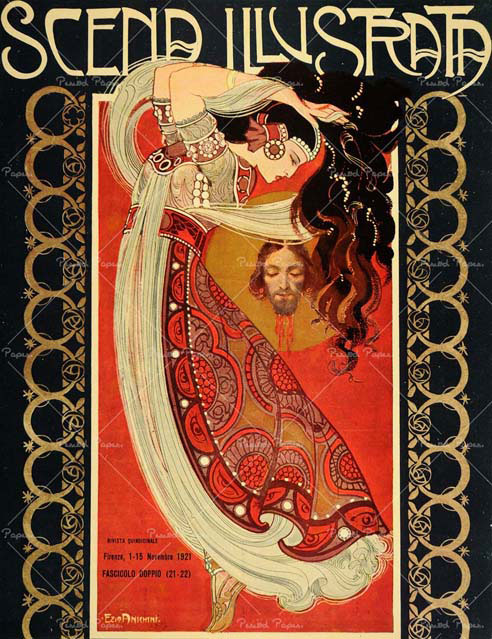 Scena Illustrata cover by Ezio Anichini