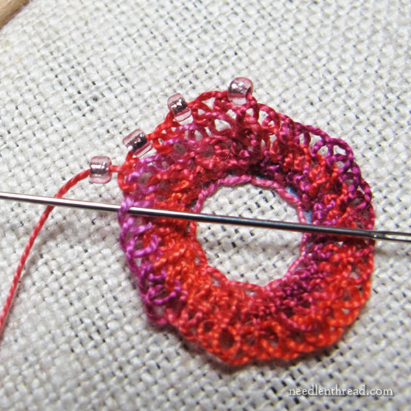 Embroidery Stitch: Beaded Clump!